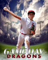 2023 Game Day Poster $80.00, Text Photographer Includes Frame