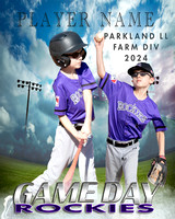 2024 Game-Day-Main Rockies Poster 16x20 Framed $80