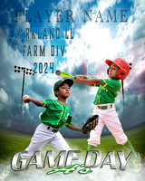 2024 Game-Day-Main Farm As 16x20 Framed Poster $80