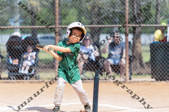 2025 CC 6U TBall Marlins Forest Green vs Graphite Marlins 3 1 130PM-1113