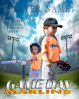 2024 Game-Day-Main Orange 16x20 Framed $80