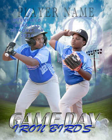 2024 Game-Day-Poster 16x20 Framed $80